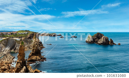 Atlantic Ocean coastline landscape. Atlantic Ocean coastline landscape. 101631080