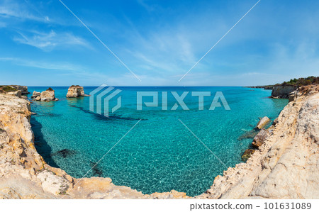 Sea beach Spiaggia della Punticeddha, Salento, Italy Sea beach Spiaggia della Punticeddha, Salento, Italy 101631089