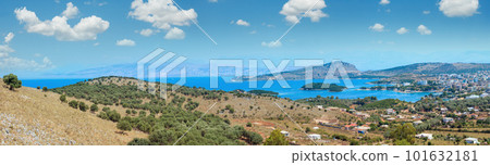 Ksamil town coast, Albania. Ksamil town coast, Albania. 101632181