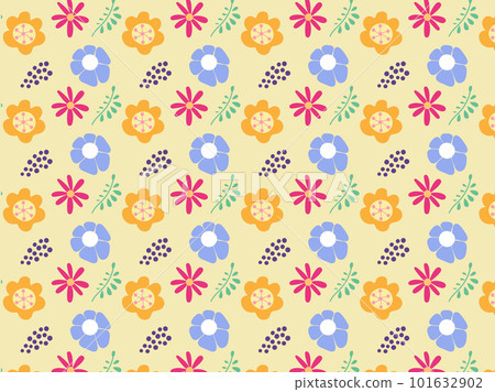 復古斯堪的納維亞無縫花紋 101632902