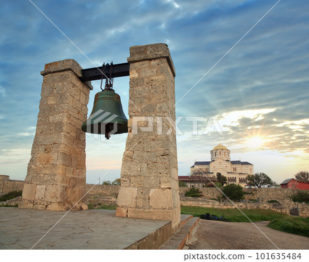 Evening the ancient bell of Chersonesos 101635484