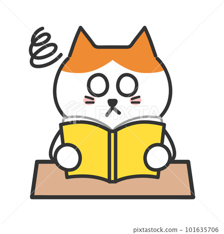 不懂事的白眼貓插畫 101635706