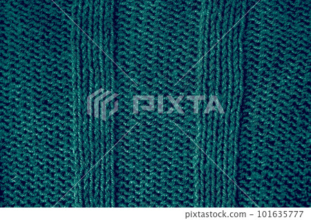 Handmade knit background with detail wool threads. 101635777