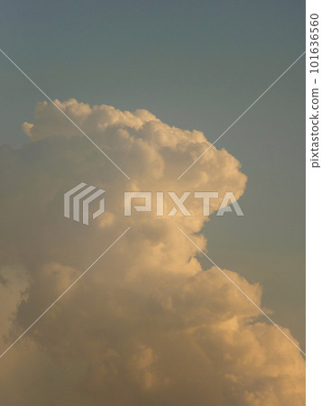Twilight summer sky and cumulonimbus clouds 101636560