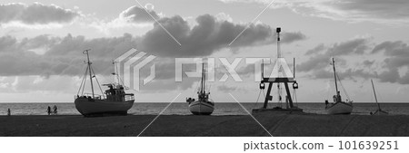 Quiet evening at the Slettestrand, Denmark. Quiet evening at the Slettestrand, Denmark. 101639251