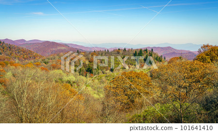 Smoky Mountains in fall 101641410