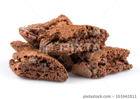 Cantucci with chocolate pieces Cantucci with chocolate pieces 101642811