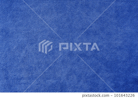 Blue velveteen upholstery fabric texture background. Blue velveteen upholstery fabric texture background. 101643226