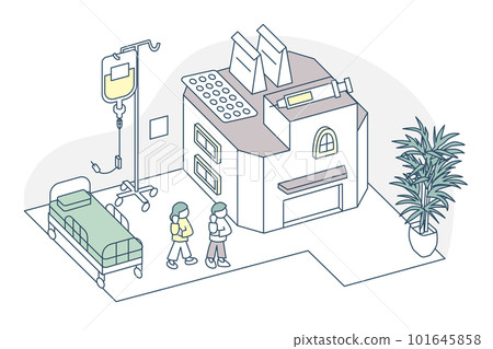 Preparing for hospitalization. think about treatment 101645858