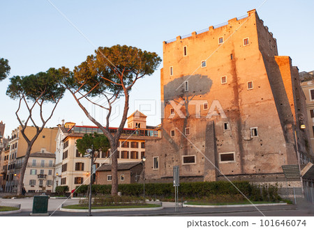 Rome, Italy, architecture, city center, street, historical buildings. Rome, Italy, architecture, city center, street, historical buildings. 101646074