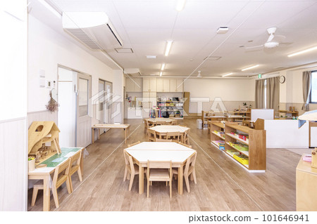 Kids room, nursery school, bright classroom, kindergarten, children's facility, educational facility, image material Kids room, nursery school, bright classroom, kindergarten, children's facility, educational facility, image material 101646941