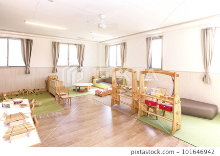 Kids room, nursery school, bright classroom, kindergarten, children's facility, educational facility, image material Kids room, nursery school, bright classroom, kindergarten, children's facility, educational facility, image material 101646942