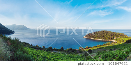 Summer sea coastline view (Croatia) Summer sea coastline view (Croatia) 101647621