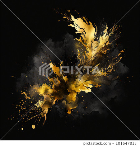 Luxury paper cut background, Abstract decoration, golden pattern, halftone gradients, 3d Vector illustration. Black, gold waves Luxury paper cut background, Abstract decoration, golden pattern, halftone gradients, 3d Vector illustration. Black, gold waves 101647815