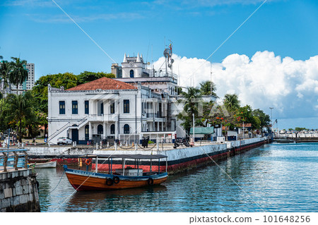 The old port of Salvador da Bahia in Brazil The old port of Salvador da Bahia in Brazil 101648256