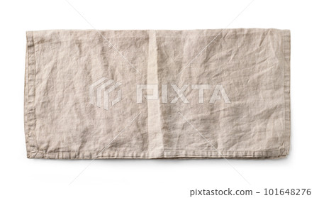 folded cotton napkin 101648276