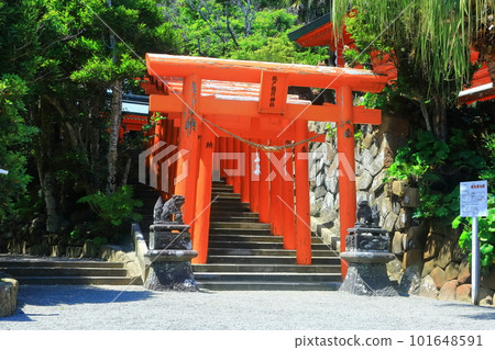 [Miyazaki Prefecture] Udo Shrine (Udo Shrine) in fine weather Udo Inari Shrine 101648591