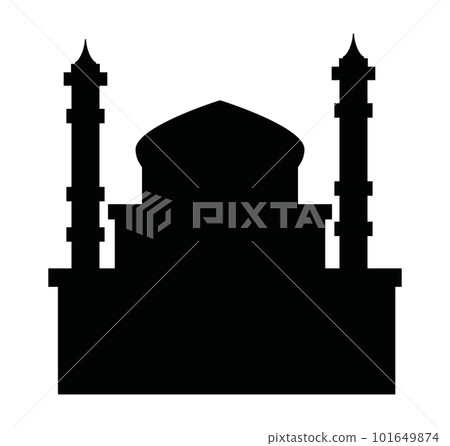 The black single silhouettes of Islamic Ramadan cityscapes background The black single silhouettes of Islamic Ramadan cityscapes background 101649874
