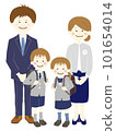 Elementary school entrance ceremony family 101654014