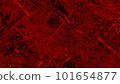 Cracked wall background material & texture material stained with red paint 101654877