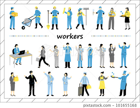 各行各業的人 各行各業的人 101655168