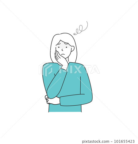 Feeling worried and frustration concept. Young irritated frustrated woman Feeling worried and frustration concept. Young irritated frustrated woman 101655423