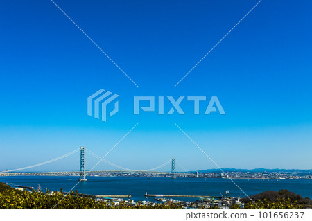 明石海峽大橋的景色 101656237