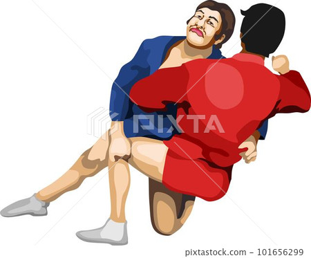 Sambo Wrestling Martial Art Sport 101656299