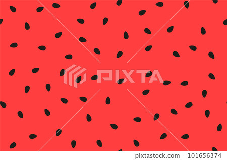 Watermelon seed red pattern texture background. Fruit seed pattern healthy illustration. Watermelon 101656374