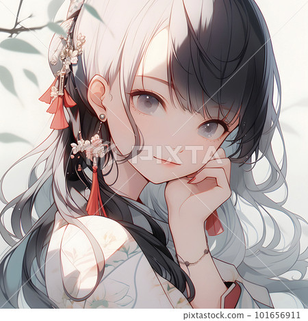 具有東方氣息的魅力女性“AI生成圖像” 101656911