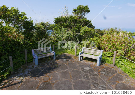 Remote and isolated hidden island Aogashima island in Tokyo, Japan Remote and isolated hidden island Aogashima island in Tokyo, Japan 101658490