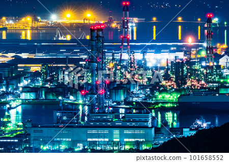 工廠夜景(水島產業園區) 工廠夜景(水島產業園區) 101658552