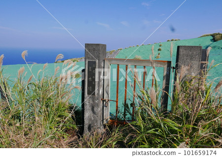 Remote and isolated hidden island Aogashima island in Tokyo, Japan 101659174