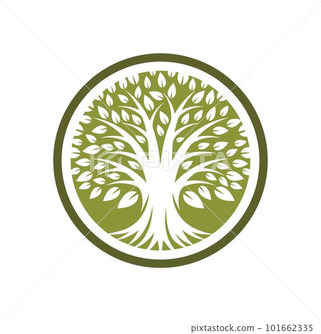Tree logo images design 101662335