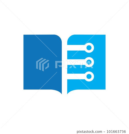 Digital book logo images illustration 101663736