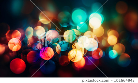 Luxurious Colorful Bokeh Background - Abstract Lights Blur Bokeh. created with Generative AI Luxurious Colorful Bokeh Background - Abstract Lights Blur Bokeh. created with Generative AI 101664942