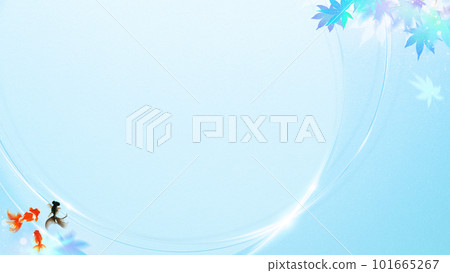 Summer image background with goldfish swimming Summer image background with goldfish swimming 101665267