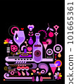 Cocktail Mixing vector illustration 101665361