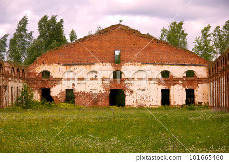 Majestic Ruins of stables and headquarters of hussars Majestic Ruins of stables and headquarters of hussars 101665460