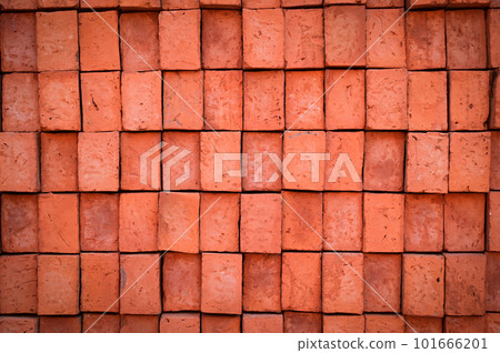 brown brick wall textured, construction industry 101666201