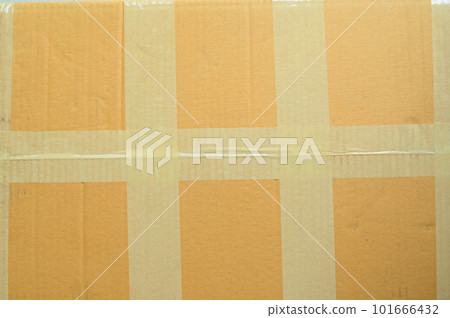brown cardboard paper box, paper textured background 101666432