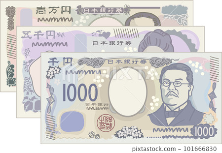 書單_新設計_3種3層組合_1000日元紙幣頂 101666830
