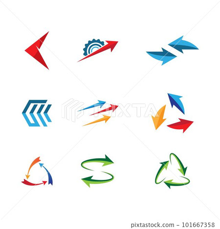 Arrow vector icon 101667358