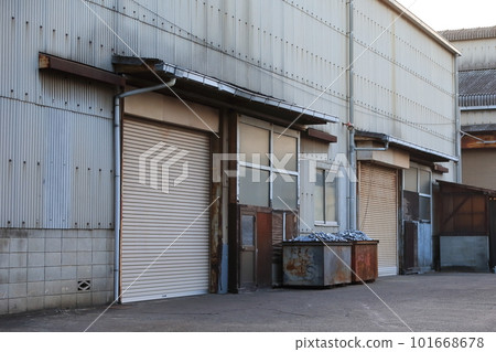 Image of the outer wall of the factory Image of the outer wall of the factory 101668678