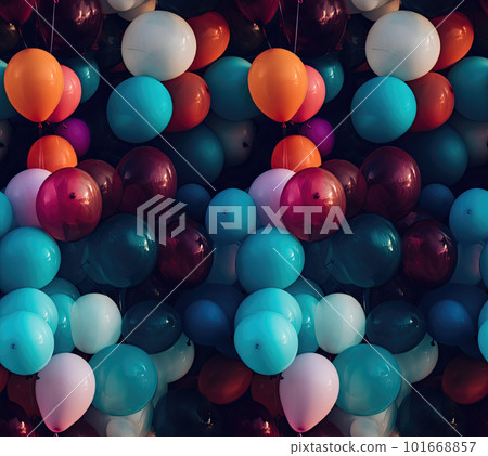 AI generated Colorful balloons background AI generated Colorful balloons background 101668857