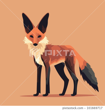 brazilian animal maned wolf brazilian animal maned wolf 101669717