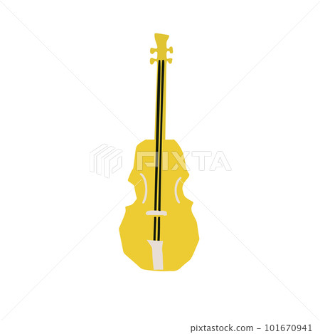 Illustration of musical instrument violin in Illustration of musical instrument violin in 101670941