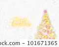 Christmas tree | White background (painting style) 101671365