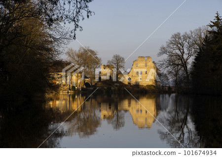 Stary rybnik ruins, Western Bohemia, Czech Republic 101674934