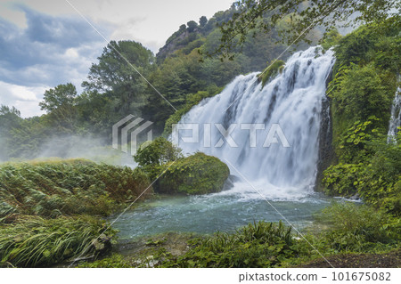 Marmore falls, Cascata delle Marmore, in Umbria region, Italy Marmore falls, Cascata delle Marmore, in Umbria region, Italy 101675082